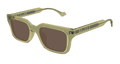 Gucci GG1732SK-003 Mens RECTANGULAR / SQUARED Sunglasses - Green
