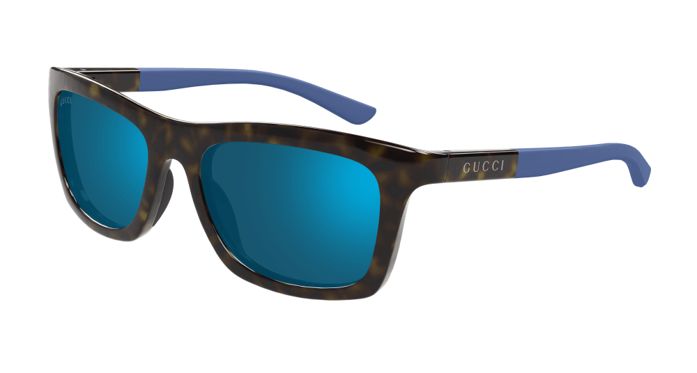 Multi-brand GG1735S-003 Mens RECTANGULAR / SQUARED Sunglasses - Havana