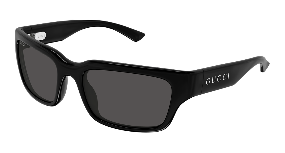 Gucci GG2240S-005 Mens RECTANGULAR / SQUARED Sunglasses - Black