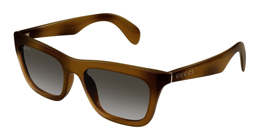 Gucci GG1933S-002 Mens RECTANGULAR / SQUARED Sunglasses - Havana