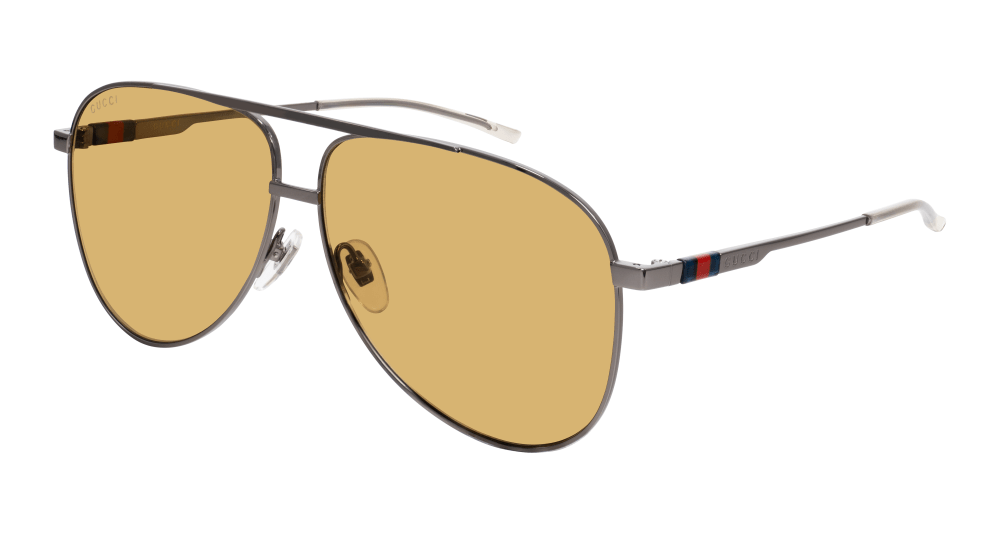 Gucci GG1677S-003 Mens PILOT/NAVIGATOR Sunglasses - Ruthenium