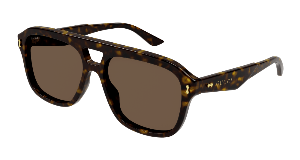 Multi-brand GG1263S-006 Mens PILOT/NAVIGATOR Sunglasses - Havana