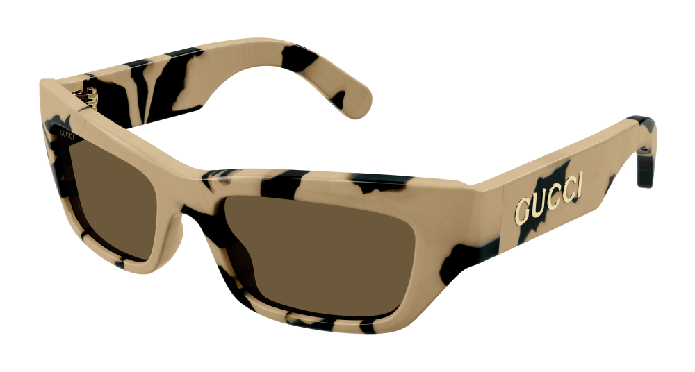 Multi-brand GG1296S-003 Mens CAT EYE Sunglasses - Havana