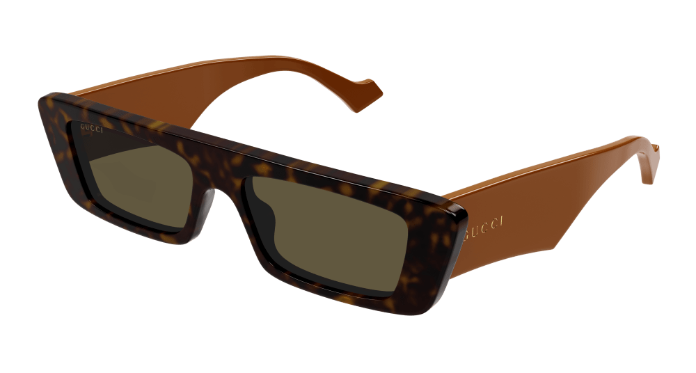 Multi-brand GG1331S-003 Mens RECTANGULAR / SQUARED Sunglasses - Havana