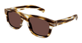 Multi-brand GG1509S-003 Mens ROUND/OVAL/PANTHOS Sunglasses - Havana