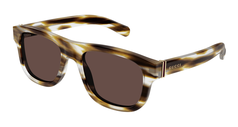 Multi-brand GG1509S-003 Mens ROUND/OVAL/PANTHOS Sunglasses - Havana