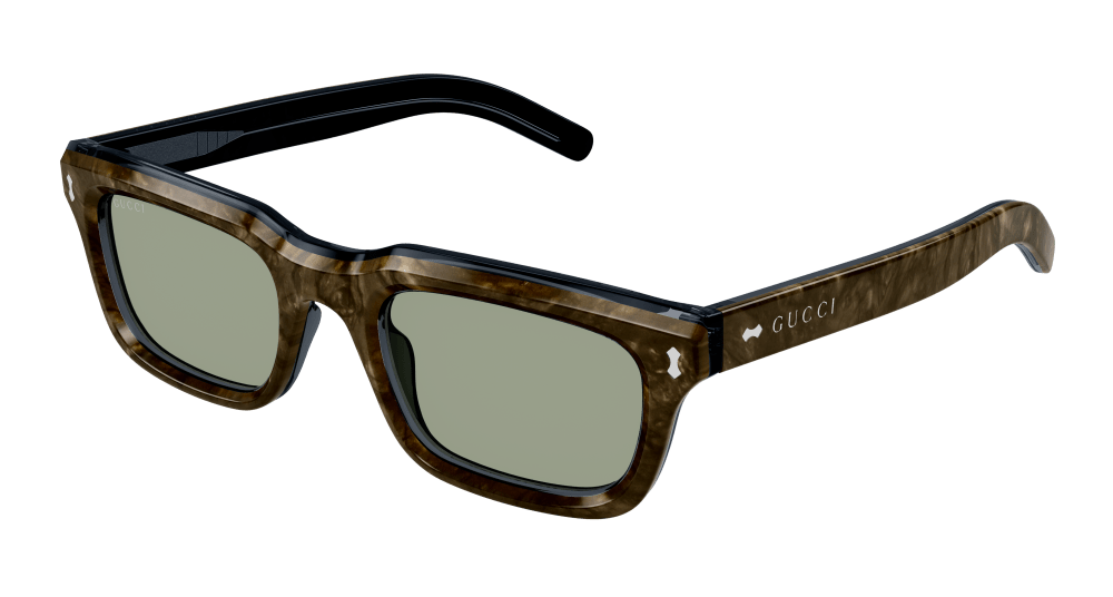 Multi-brand GG1524S-003 Mens RECTANGULAR / SQUARED Sunglasses - Blue