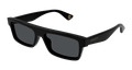 Multi-brand GG1616S-001 Mens RECTANGULAR / SQUARED Sunglasses - Black