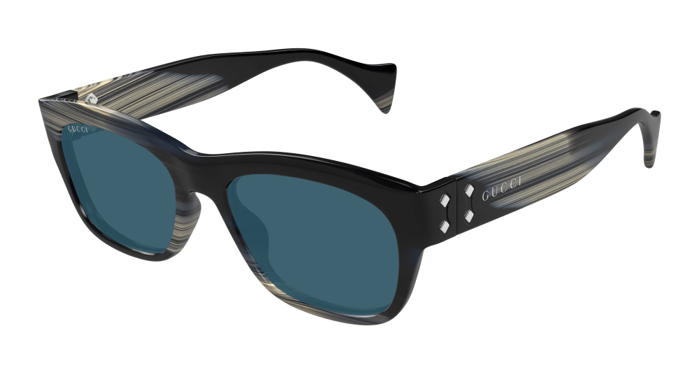 Images GG1706S-004 Mens RECTANGULAR / SQUARED Sunglasses - Black