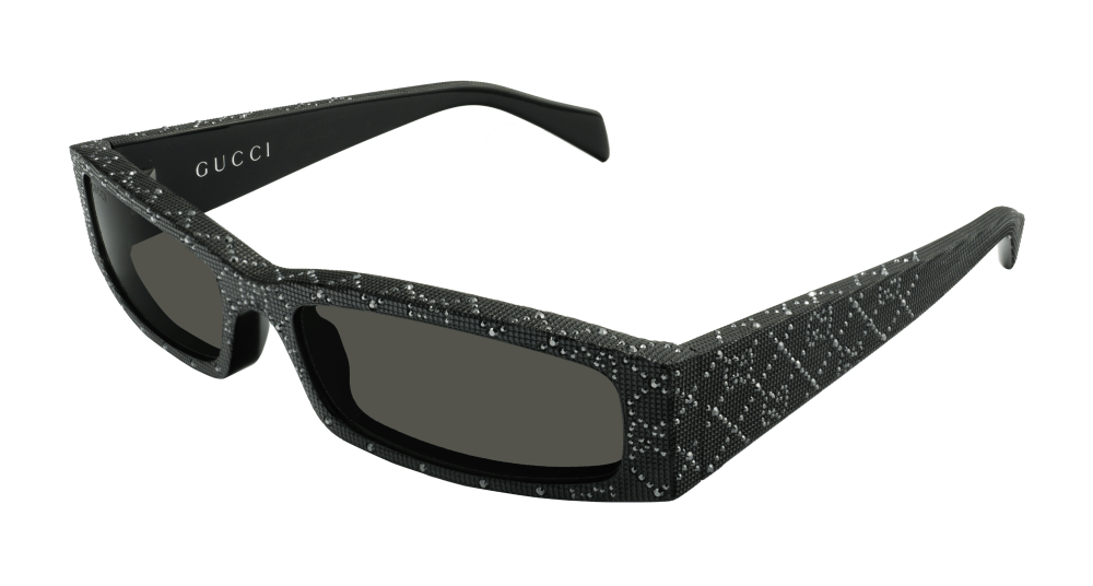 Gucci GG1780S-002 Mens RECTANGULAR / SQUARED Sunglasses - Black