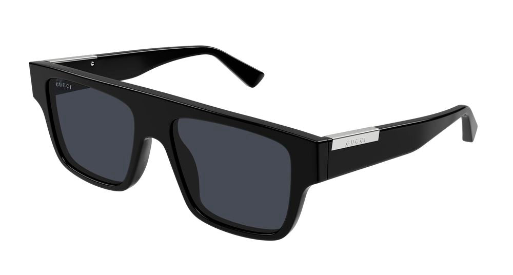 Gucci GG1960S-001 Mens RECTANGULAR / SQUARED Sunglasses - Black