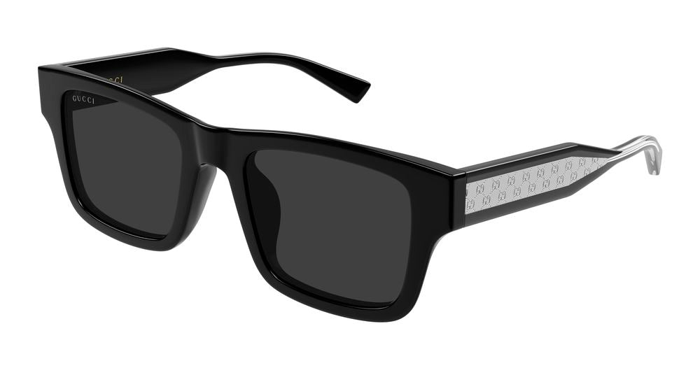 Gucci GG2072SA-001 Mens RECTANGULAR / SQUARED Sunglasses - Black