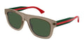 Gucci GG1991S-003 Mens RECTANGULAR / SQUARED Sunglasses - Brown