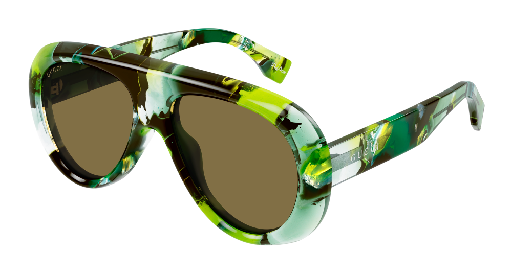 Gucci GG1909S-002 Mens Sunglasses - Green