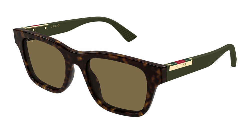 Gucci GG2089S-004 Mens RECTANGULAR / SQUARED Sunglasses - Havana