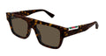 Gucci GG1960S-007 Mens RECTANGULAR / SQUARED Sunglasses - Havana
