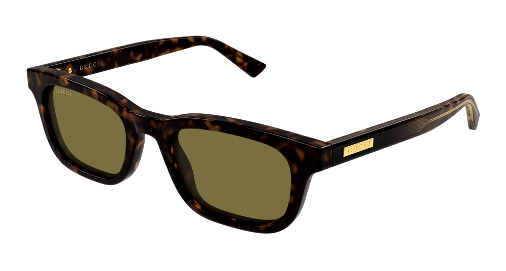 Gucci GG2248S-002 Mens RECTANGULAR / SQUARED Sunglasses - Havana