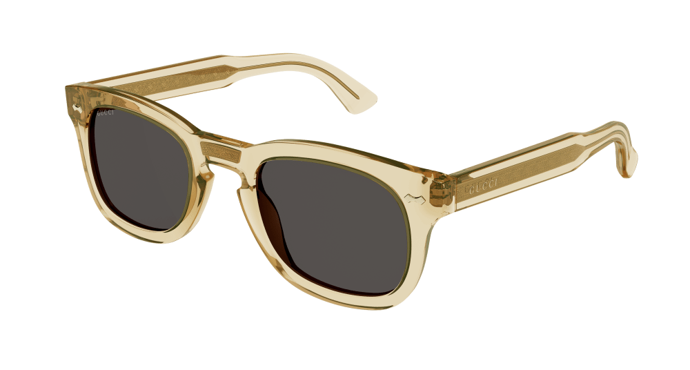 Multi-brand GG0182S-006 RECTANGULAR / SQUARED Sunglasses - Brown