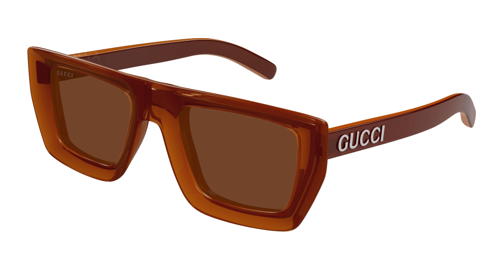 Multi-brand GG1723S-002 RECTANGULAR / SQUARED Sunglasses - Brown