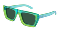 Multi-brand GG1723S-005 RECTANGULAR / SQUARED Sunglasses - Green