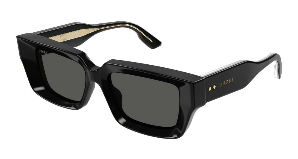 Images GG1529S-001 RECTANGULAR / SQUARED Sunglasses - Black