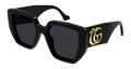 Gucci GG0956S-003 Womens RECTANGULAR / SQUARED Sunglasses - Black