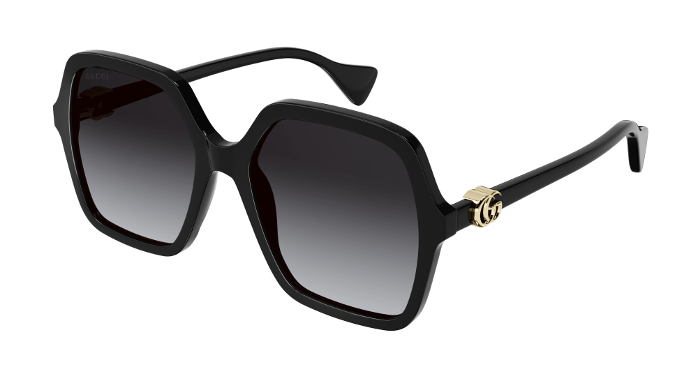 Gucci GG1072S-001 Womens RECTANGULAR / SQUARED Sunglasses - Black