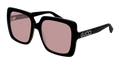 Images GG0418S-002 Womens RECTANGULAR / SQUARED Sunglasses - Black