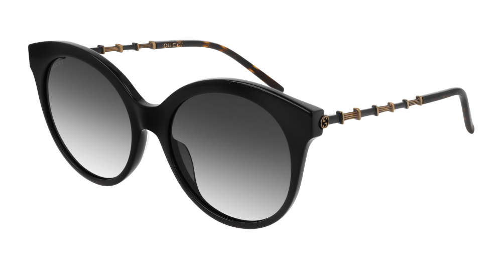 Images GG0653S-001 Womens ROUND/OVAL/PANTHOS Sunglasses - Black