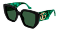 Gucci GG0956S-001 Womens RECTANGULAR / SQUARED Sunglasses - Black