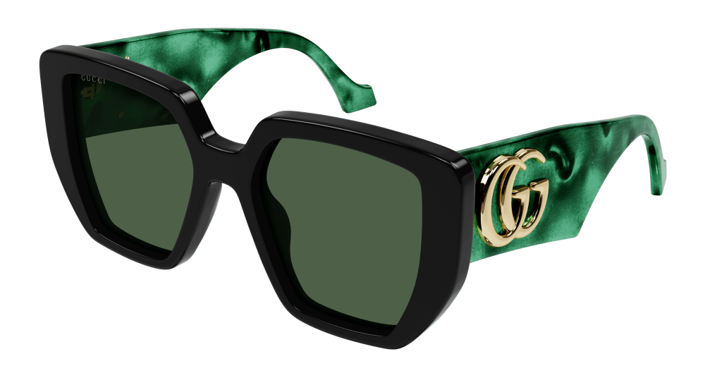 Gucci GG0956S-001 Womens RECTANGULAR / SQUARED Sunglasses - Black