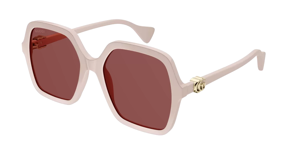 Gucci GG1072S-004 Womens RECTANGULAR / SQUARED SUNGLASSES - Ivory