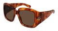 Multi-brand GG1402S-002 Womens RECTANGULAR / SQUARED Sunglasses - Havana