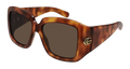 Gucci GG1402S-002 Womens RECTANGULAR / SQUARED SUNGLASSES - Havana