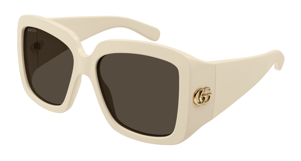 Multi-brand GG1402S-004 Womens RECTANGULAR / SQUARED Sunglasses - Ivory