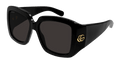 Gucci GG1402SA-001 Womens RECTANGULAR / SQUARED Sunglasses - Black