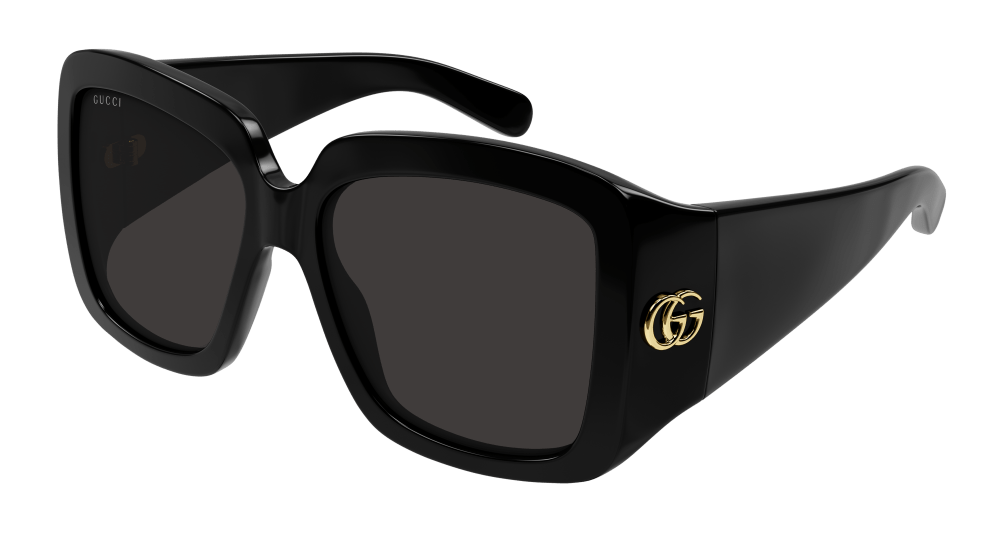 Gucci GG1402SA-001 Womens RECTANGULAR / SQUARED Sunglasses - Black