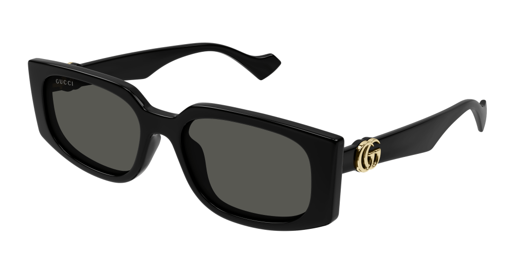 Gucci GG1534S-001 Womens RECTANGULAR / SQUARED Sunglasses - Black