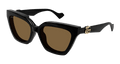 Gucci GG1542S-001 Womens CAT EYE Sunglasses - Black