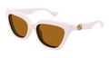 Multi-brand GG1542S-003 Womens CAT EYE Sunglasses - Ivory