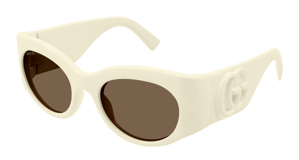 Multi-brand GG1544S-004 Womens ROUND/OVAL/PANTHOS Sunglasses - Ivory