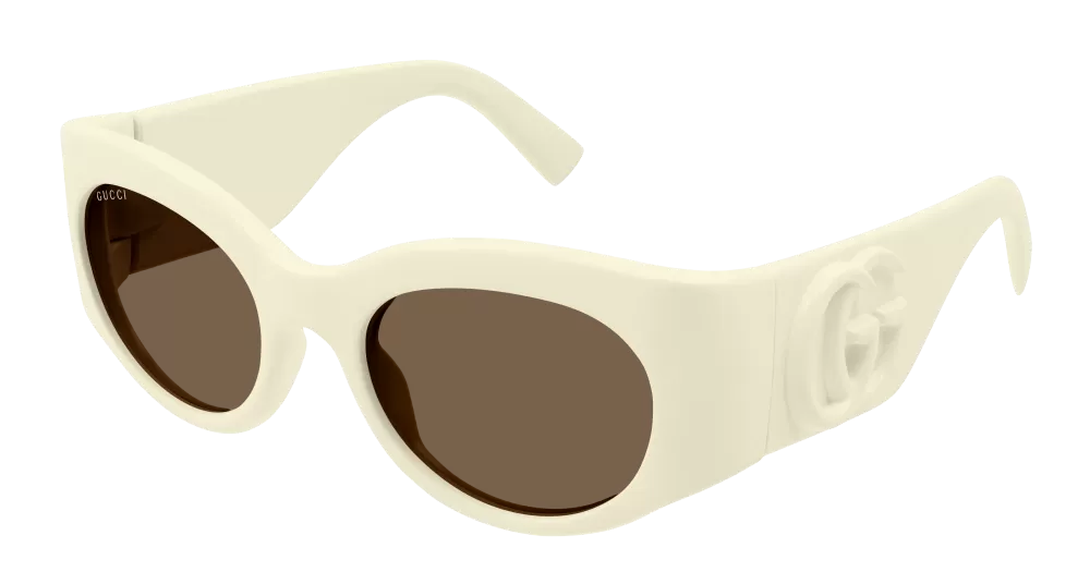 Gucci GG1544S-004 Womens ROUND/OVAL/PANTHOS SUNGLASSES - Ivory