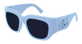 Multi-brand GG1545S-004 Womens RECTANGULAR / SQUARED Sunglasses - Light-blue