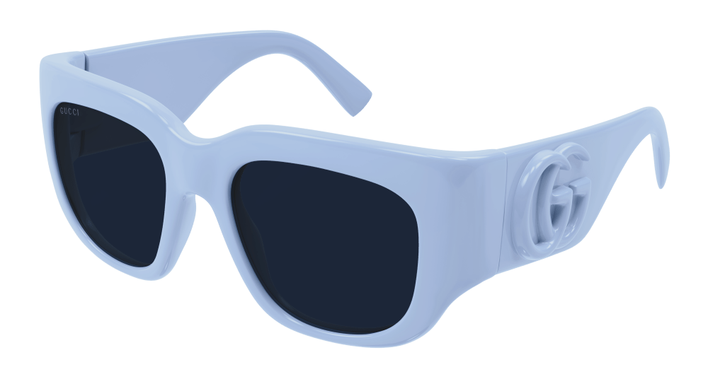 Multi-brand GG1545S-004 Womens RECTANGULAR / SQUARED Sunglasses - Light-blue