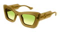 Multi-brand GG1552S-004 Womens CAT EYE Sunglasses - Brown