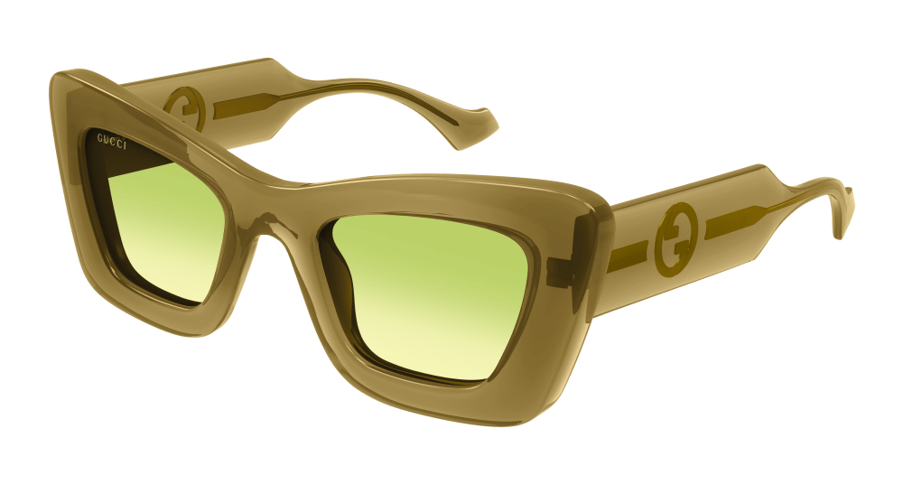 Multi-brand GG1552S-004 Womens CAT EYE Sunglasses - Brown