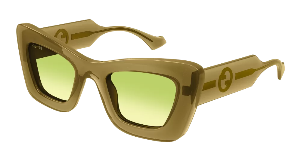 Gucci GG1552S-004 Womens Cat Eye SUNGLASSES - Brown