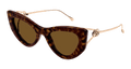 Multi-brand GG1565S-002 Womens CAT EYE Sunglasses - Havana