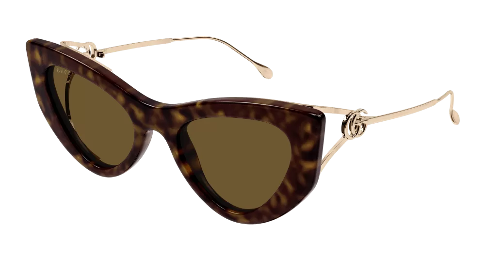 Gucci GG1565S-002 Womens Cat Eye SUNGLASSES - Havana