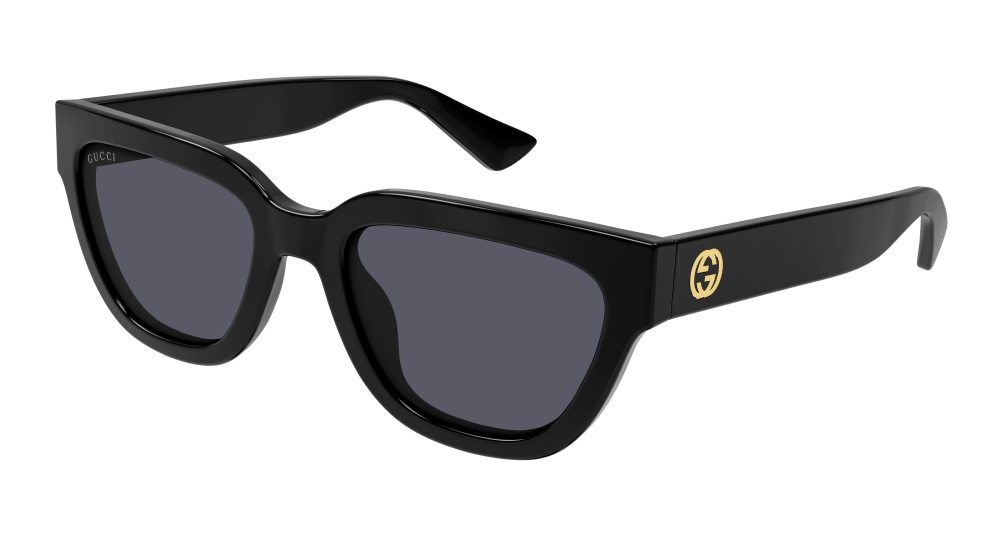 Gucci GG1578S-001 Womens CAT EYE Sunglasses - Black